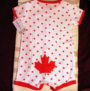Carter's One Pieces - I Love Canada 6M Baby Onesie Carter's One Pieces - I Love Canada 6M Baby Onesie